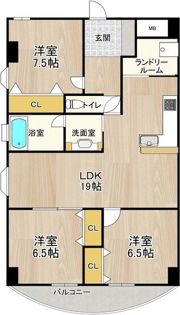 ロイヤルコート生江の間取り画像