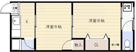 みどりマンションの間取り画像