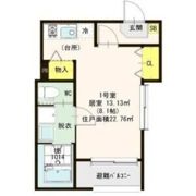 ハーモニーテラス大今里南の間取り画像