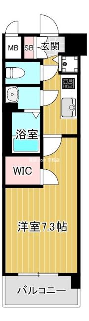 インザグレイス桜ノ宮の間取り画像