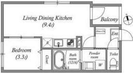 クオッカ都島の間取り画像