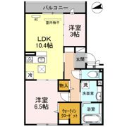 サニーテラス喜連の間取り画像