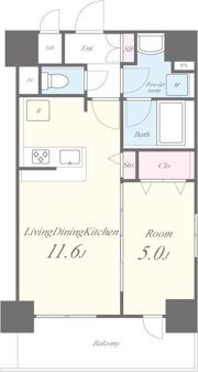 ウルバーノイリスの間取り画像