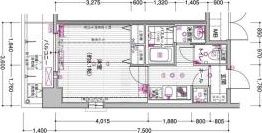 アドバンス大阪ベイストリートの間取り画像