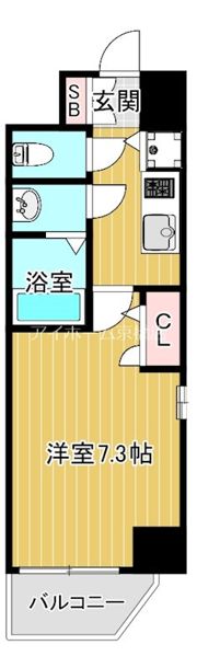 クレストタップ京橋の間取り画像