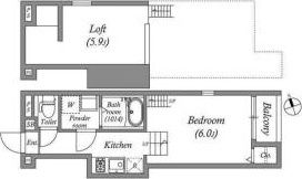 ハーモニーテラス墨江の間取り画像