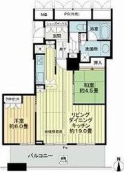 ローレルタワーサンクタス梅田の間取り画像