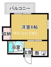 晩成ハイツ関目の間取り画像