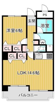 京橋アドバンス21の間取り画像