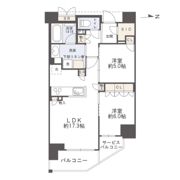 リバーガーデン四天王寺の間取り画像