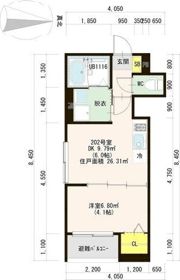 ハーモニーテラス伝法IVの間取り画像