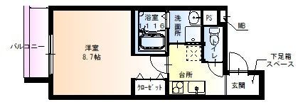 フジパレス新森の間取り画像
