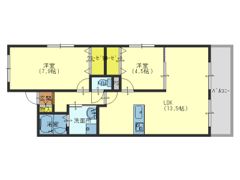 ビハーラ大今里西の間取り画像