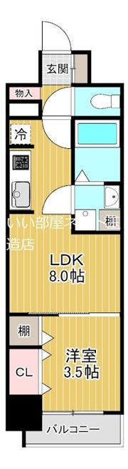 リアライズ南巽の間取り画像