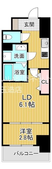 リアライズ鶴橋東IIの間取り画像