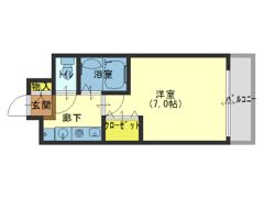 ラナップスクエア上本町の間取り画像