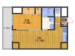 グランデージ新深江の間取り画像