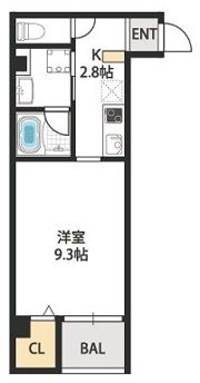 レクラン今里の間取り画像