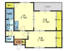 ルポンヴェールの間取り画像