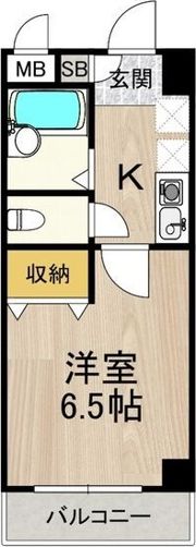 おおきに北梅田サニーアパートメントの間取り画像