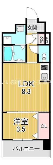 ファーストフィオーレ玉造グレイスの間取り画像