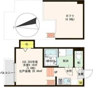 リバーサイドテラス中宮の間取り画像