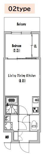 GARDENIA城北公園の間取り画像