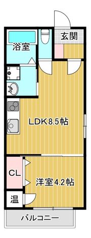 F asecia TINOの間取り画像