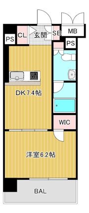 セイワパレス大阪城北の間取り画像