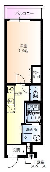 フジパレス城北公園通II番館の間取り画像