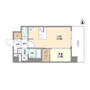 シャテーニュ上本町の間取り画像