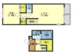 トリアノン東中浜の間取り画像