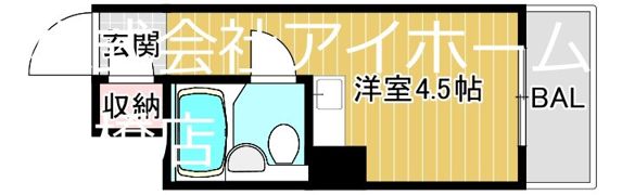 朝日プラザアクシス城東の間取り画像