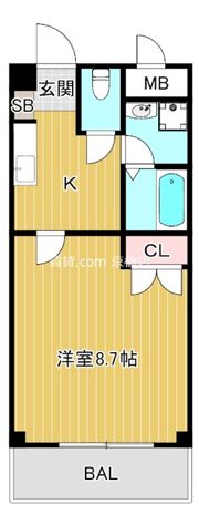 プレジール今福鶴見の間取り画像