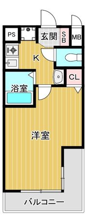 エスリード東天満第2の間取り画像