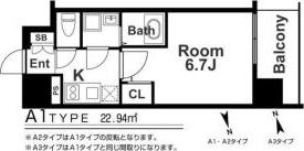 エスリード梅田グレイスの間取り画像