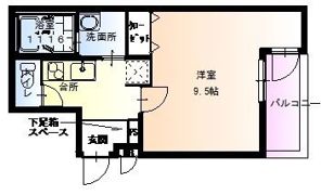 フジパレス山之内VI番館の間取り画像