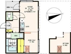 ハーモニーテラス中加賀屋の間取り画像