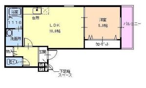 ラフィーネ聖天坂V番館の間取り画像