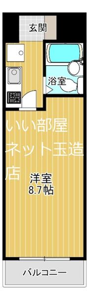 シティピア玉造の間取り画像