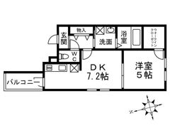 ソレイユ聖天下Cの間取り画像