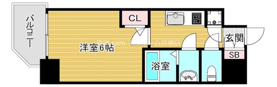S-RESIDENCE都島Luxの間取り画像