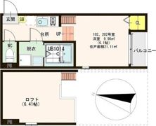 ハーモニーテラス高井田元町の間取り画像