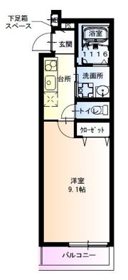 フジパレス中加賀屋V番館の間取り画像