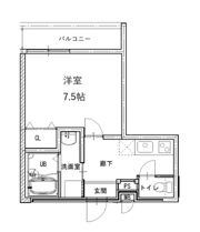 フジパレス加賀屋III番館の間取り画像