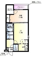 フジパレス遠里小野VI番館の間取り画像