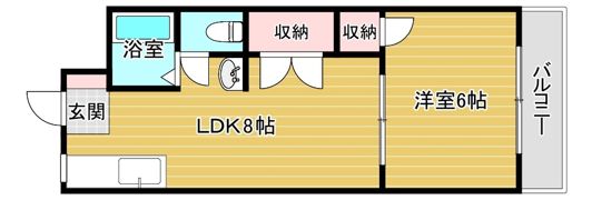 カーサ天六の間取り画像