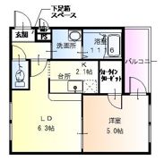 フジパレス昭和町の間取り画像