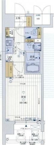 レジュールアッシュ上町台の間取り画像