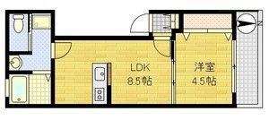 ユアメゾン阪南町の間取り画像